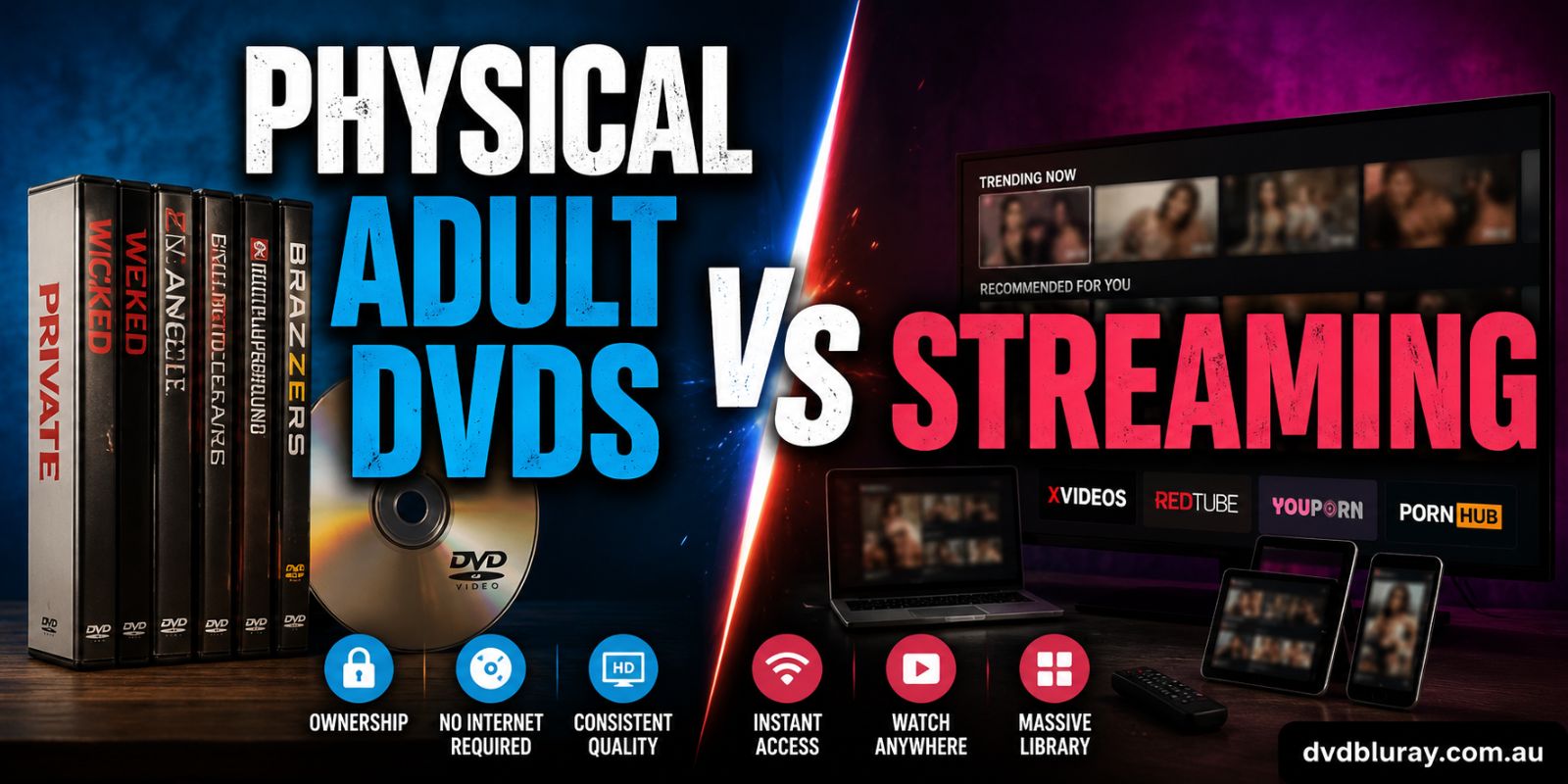Physical Adult DVDs Vs Streaming For Better Quality And Value